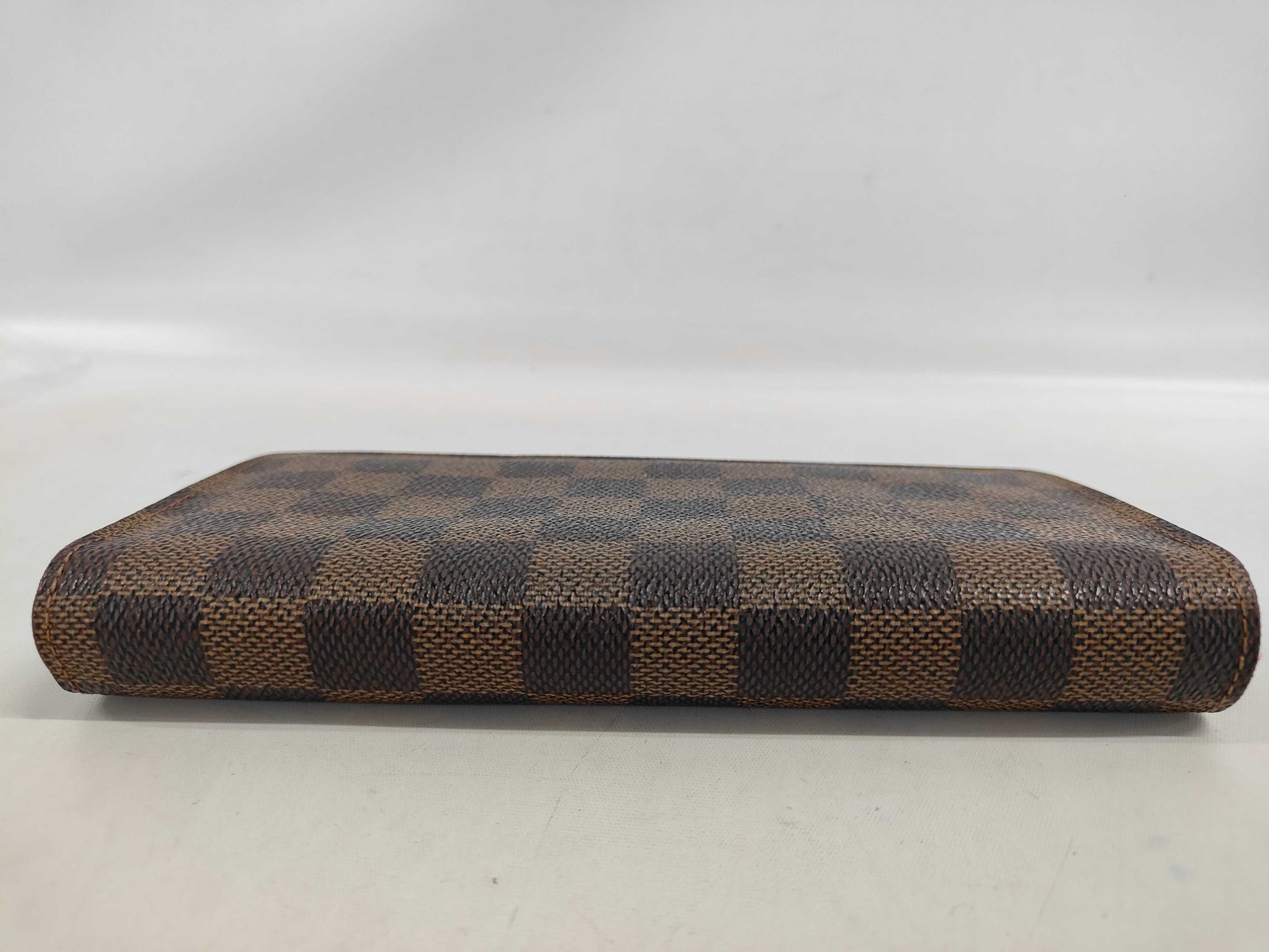 Louis Vuitton Brazza Long Bifold Damier, Brown, Canvas, Wallet