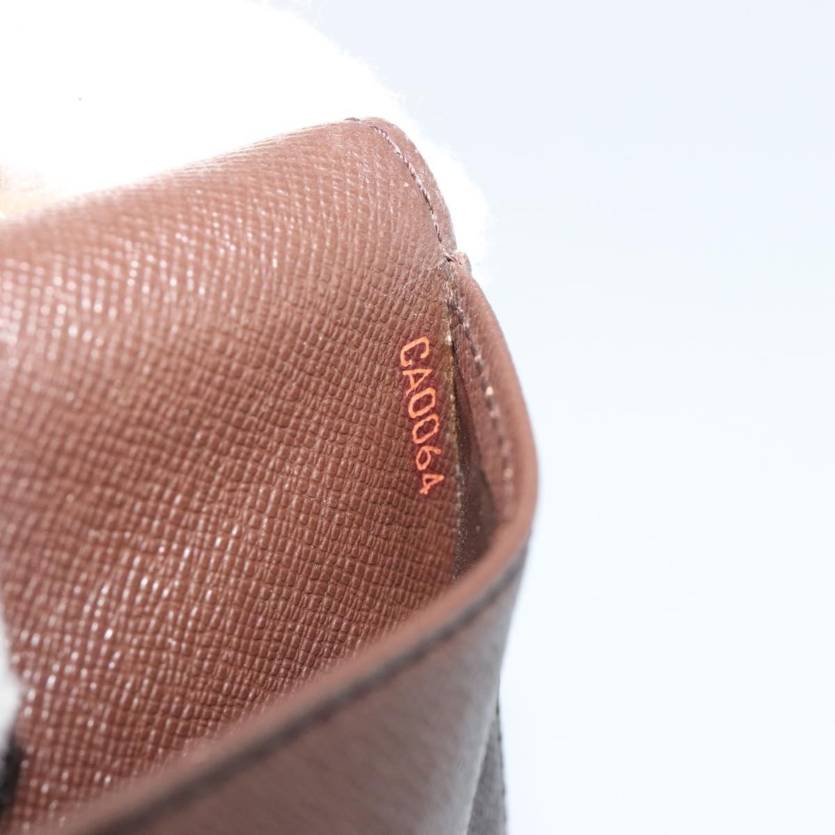 Louis Vuitton Ring Agenda Cover Damier, Brown, Canvas, Briefcase