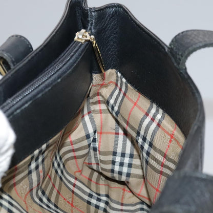 Burberry Handbag Leather, Black, Leather, Handbag