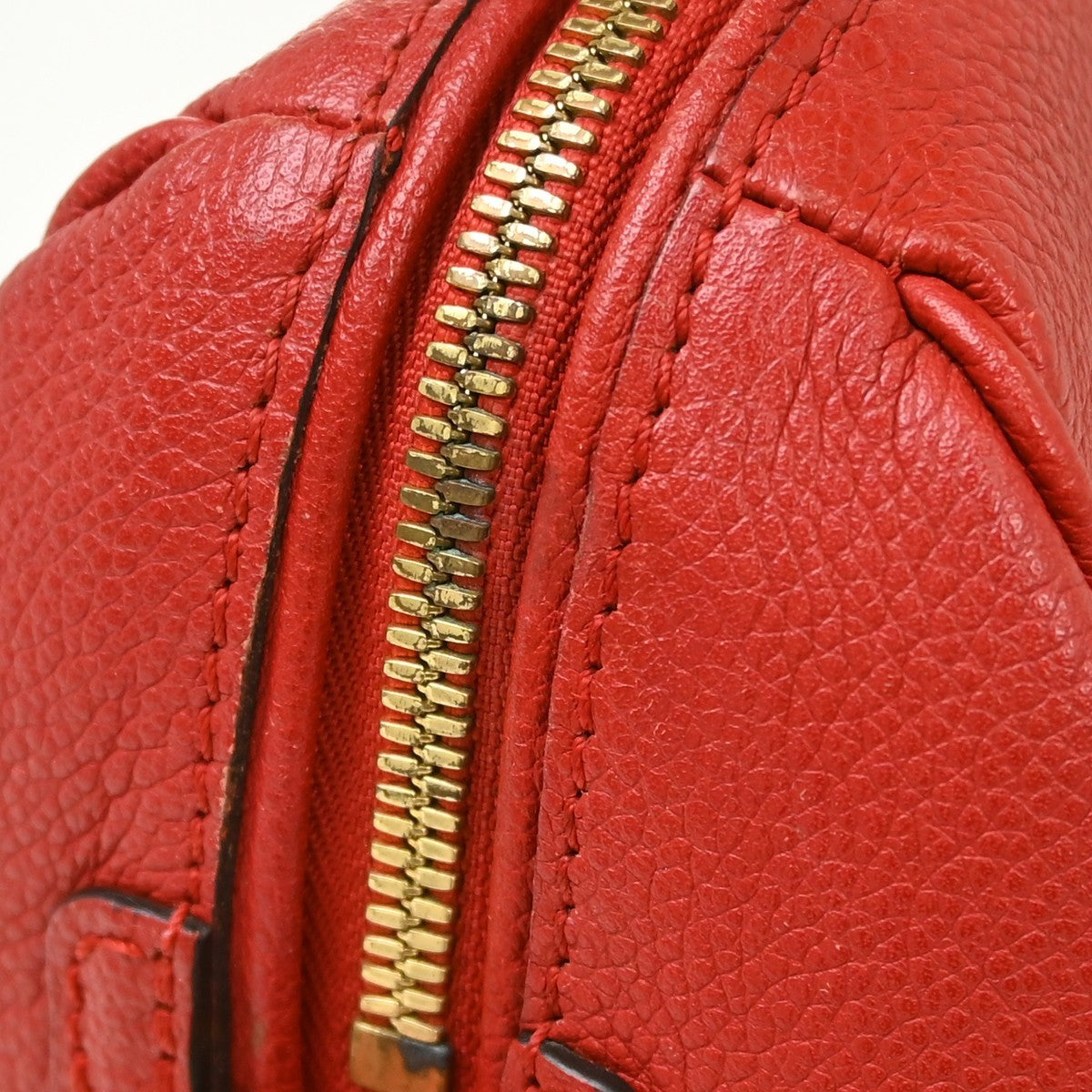 Louis Vuitton Speedy Bandouliere NM Monogram Empreinte Leather, Red, Leather, Handbag