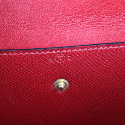 Hermès Faco, Red, Leather, clutch