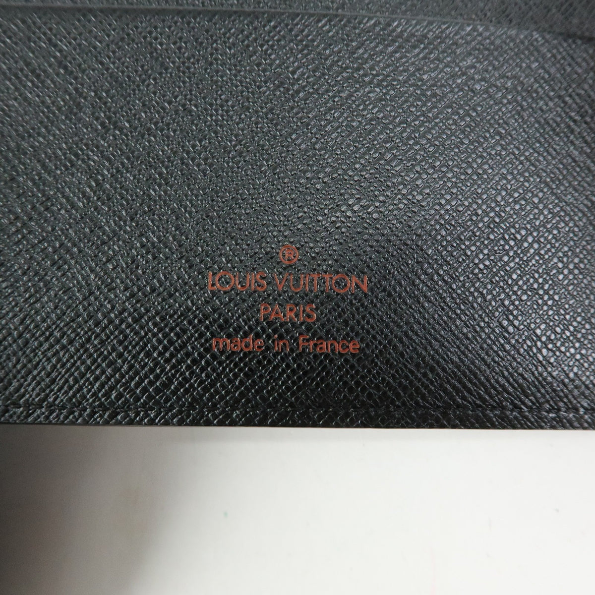 Louis Vuitton Ring Agenda Cover Epi Leather, Black, Leather, Briefcase