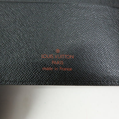 Louis Vuitton Ring Agenda Cover Epi Leather, Black, Leather, Briefcase