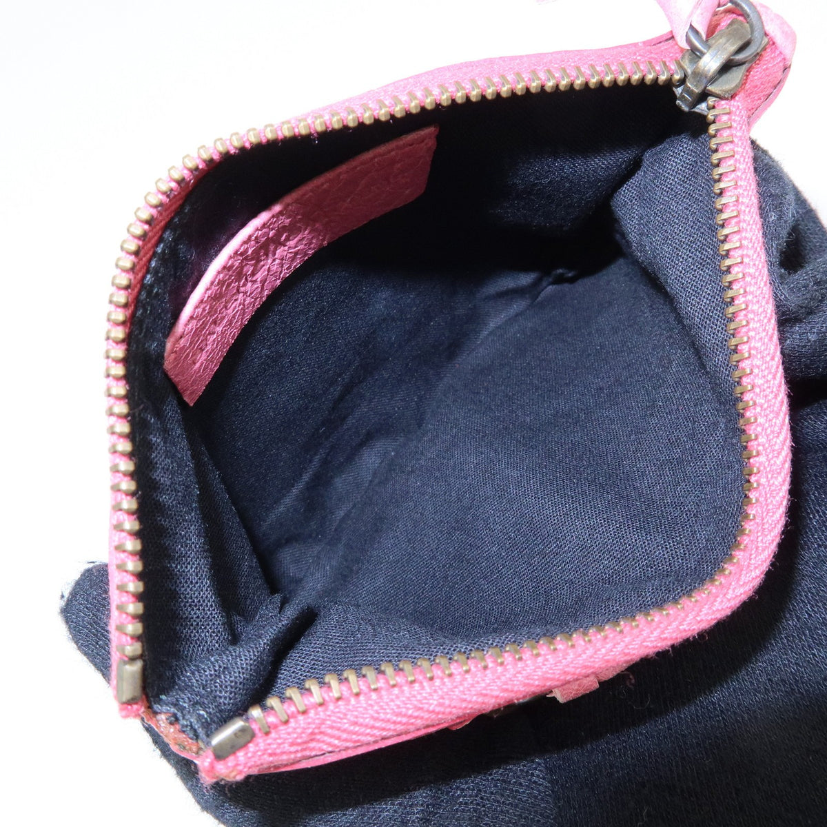 Balenciaga Classic Studs Reporter Leather, Pink, Leather, Crossbody Bag