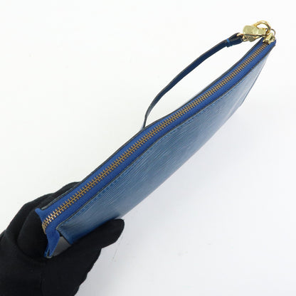 Louis Vuitton Pochette Accessoires Epi Leather, Blue, Leather, Clutch