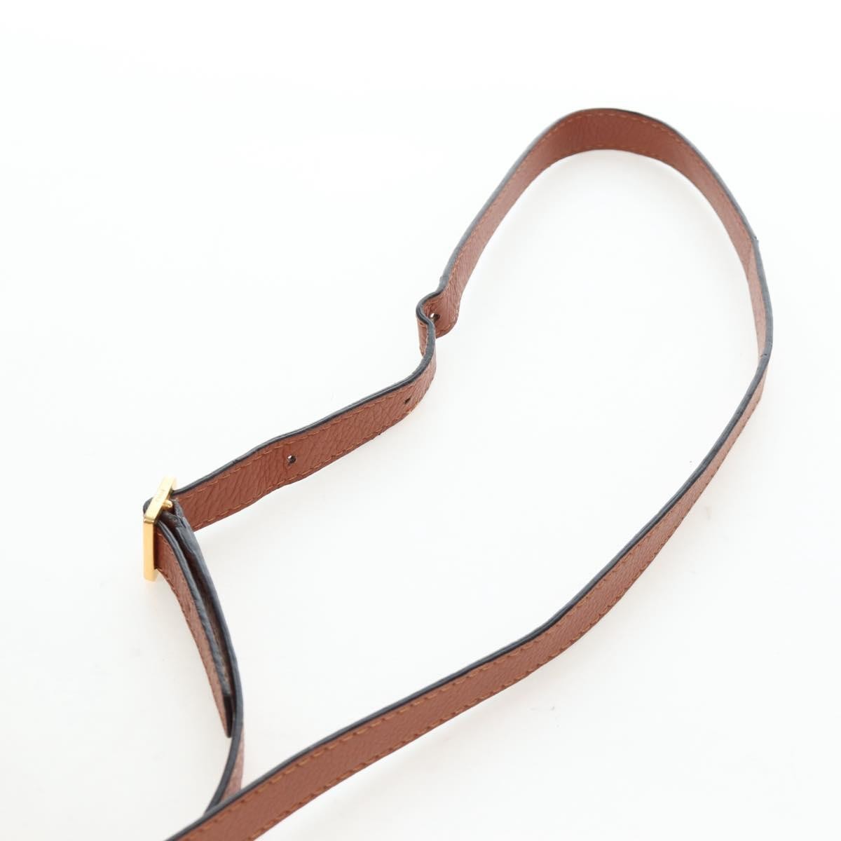 Chloe Marcie Leather, Brown, Leather, Crossbody Bag