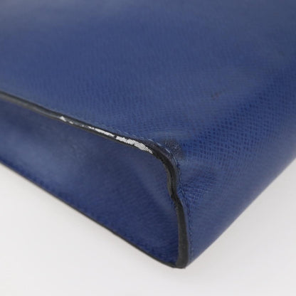 Louis Vuitton Pochette Voyage Taiga Leather, Blue, Leather, Clutch