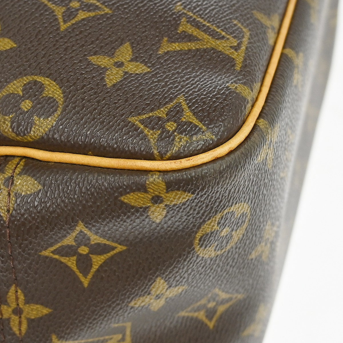 Louis Vuitton Deauville Monogram Canvas, Brown, Canvas, Handbag