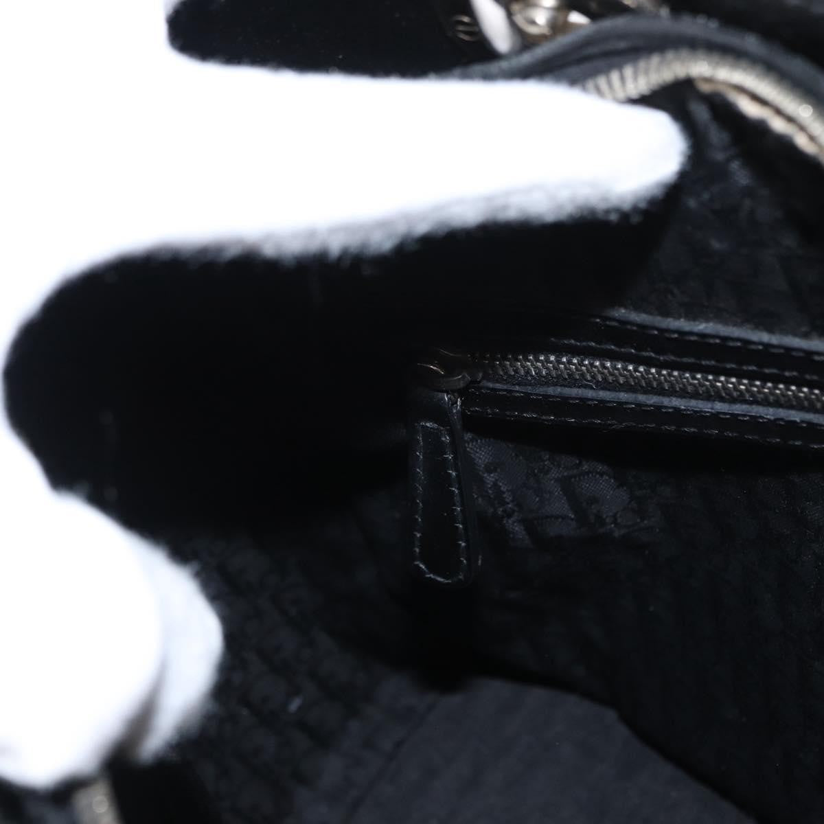 Christian Dior Lady Dior Cannage Stitch Patent, Black, Patent Leather, Handbag