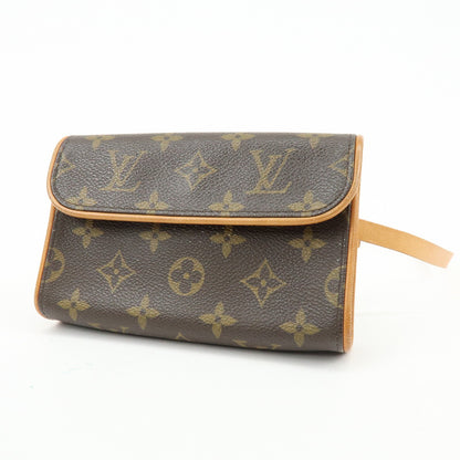 Louis Vuitton Florentine Waist Monogram Canvas, Brown, Canvas, Handbag