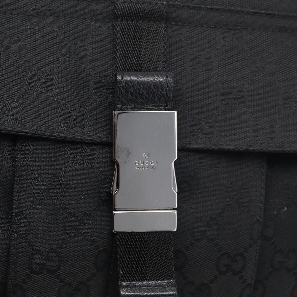 Gucci Shoulder Canvas, Black, Canvas, Shoulder Bag