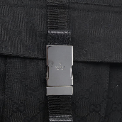 Gucci Shoulder Canvas, Black, Canvas, Shoulder Bag