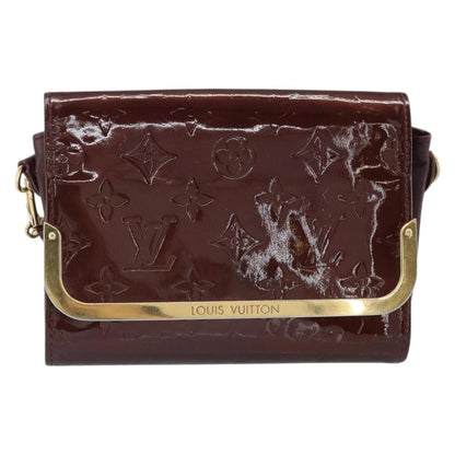 Louis Vuitton Rossmore Monogram Vernis, Burgundy, Patent Leather, Handbag