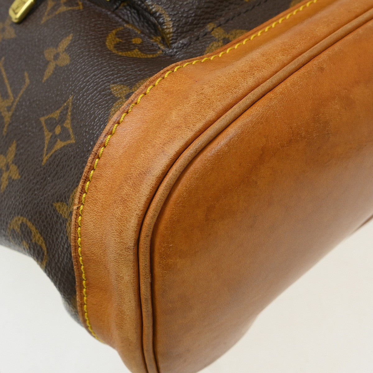 Louis Vuitton Vintage Montsouris Monogram Canvas, Brown, Canvas, Backpack