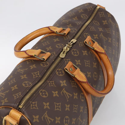 Louis Vuitton Keepall Bandouliere Monogram Canvas, Brown, Canvas, Travel Bag