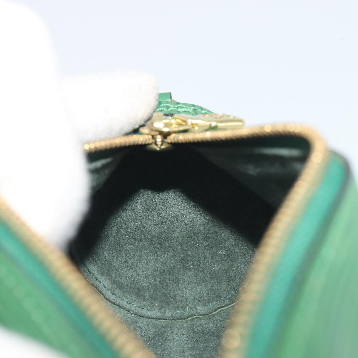 Louis Vuitton Soufflot Pochette Epi Leather, Green, Leather, Clutch