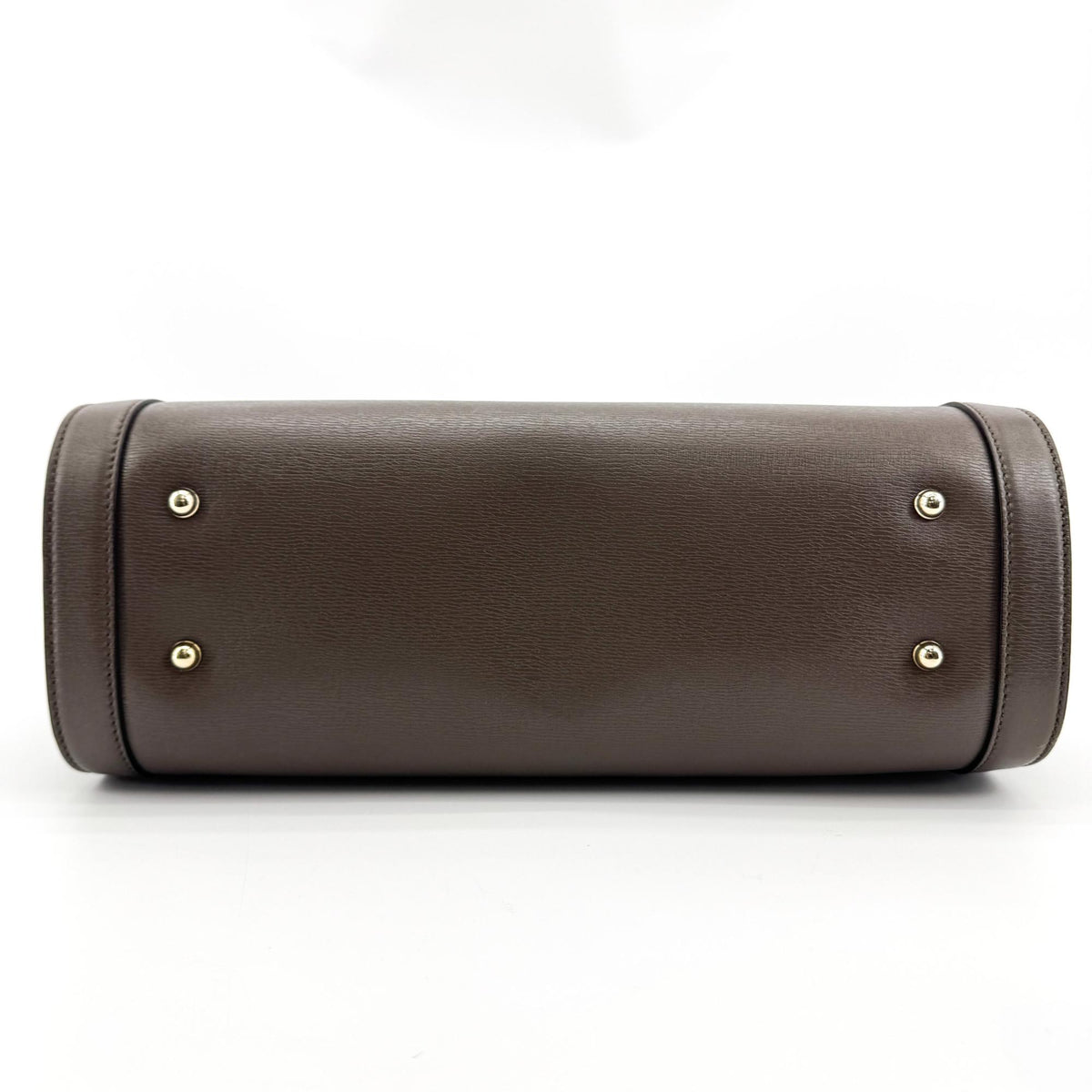 Gucci Bamboo Bullet Top Handle Leather, Brown, Leather, Handbag