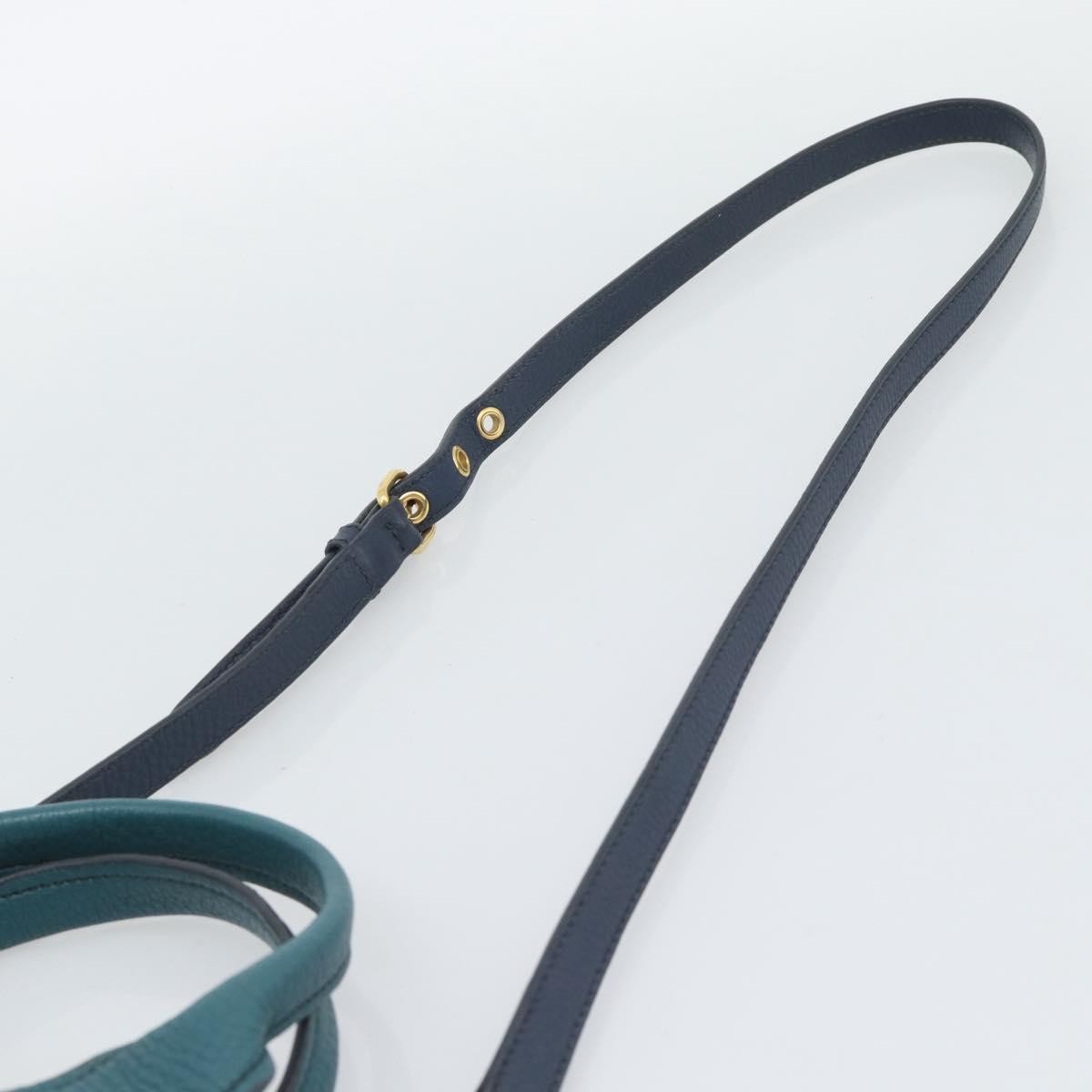 Miu Miu Vintage Leather, Green, Leather, Handbag