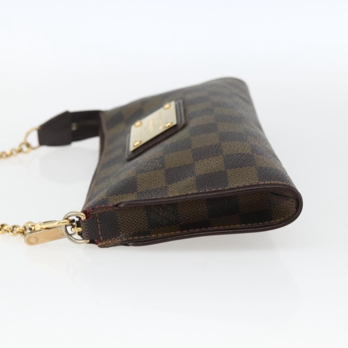 Louis Vuitton Sophie Damier Ebene, Brown, Canvas, Clutch