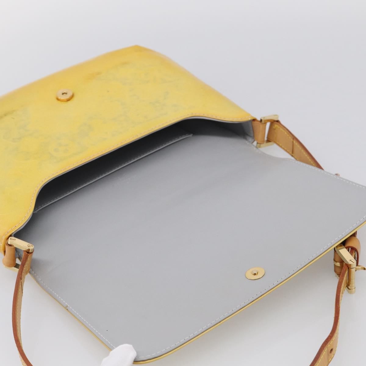 Louis Vuitton Thompson Street Monogram Vernis, Yellow, Patent Leather, Shoulder Bag