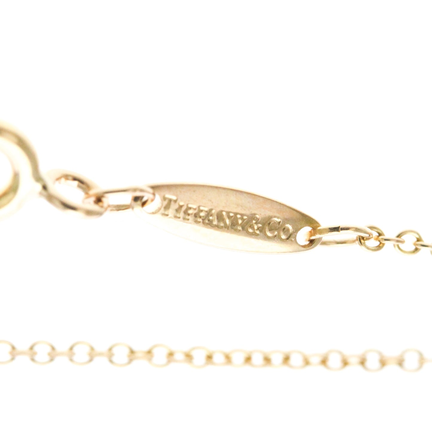Tiffany & Co. Elsa Peretti Diamonds By The Yard 18K Rose Gold with Diamond, Gold, Pink Gold, Necklace