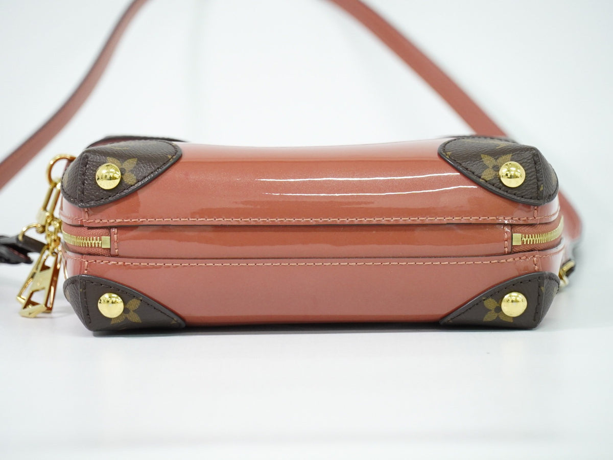 Louis Vuitton Venice Vernis with Monogram Canvas, Pink, Patent Leather, Shoulder Bag