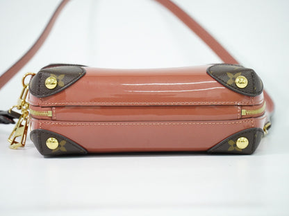 Louis Vuitton Venice Vernis with Monogram Canvas, Pink, Patent Leather, Shoulder Bag