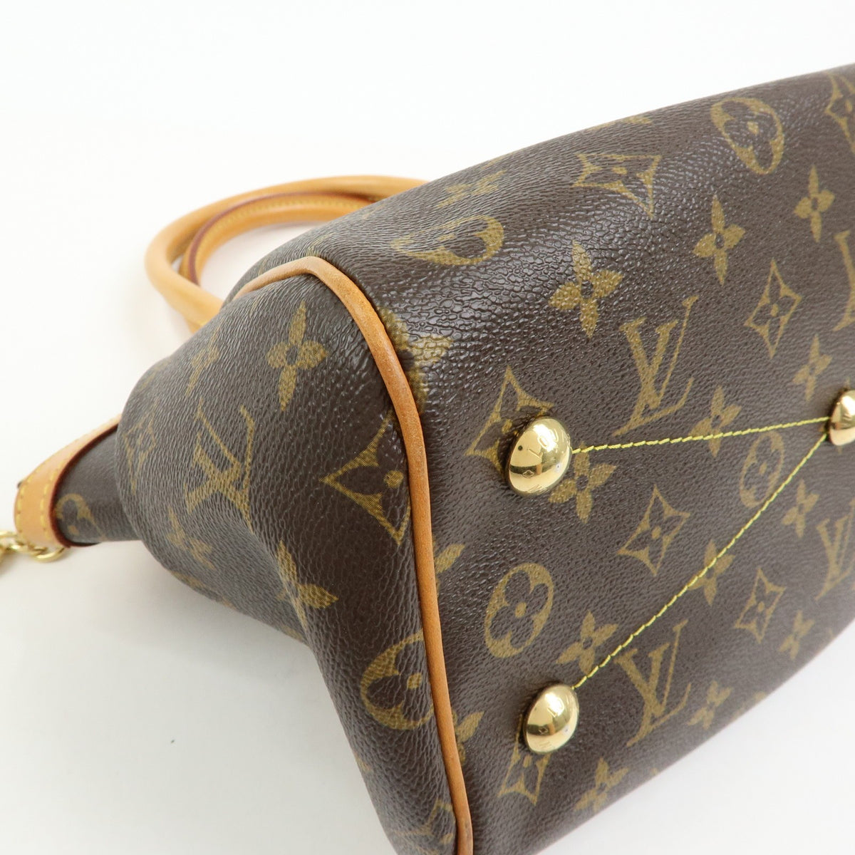 Louis Vuitton Tivoli Monogram Canvas, Brown, Canvas, Handbag