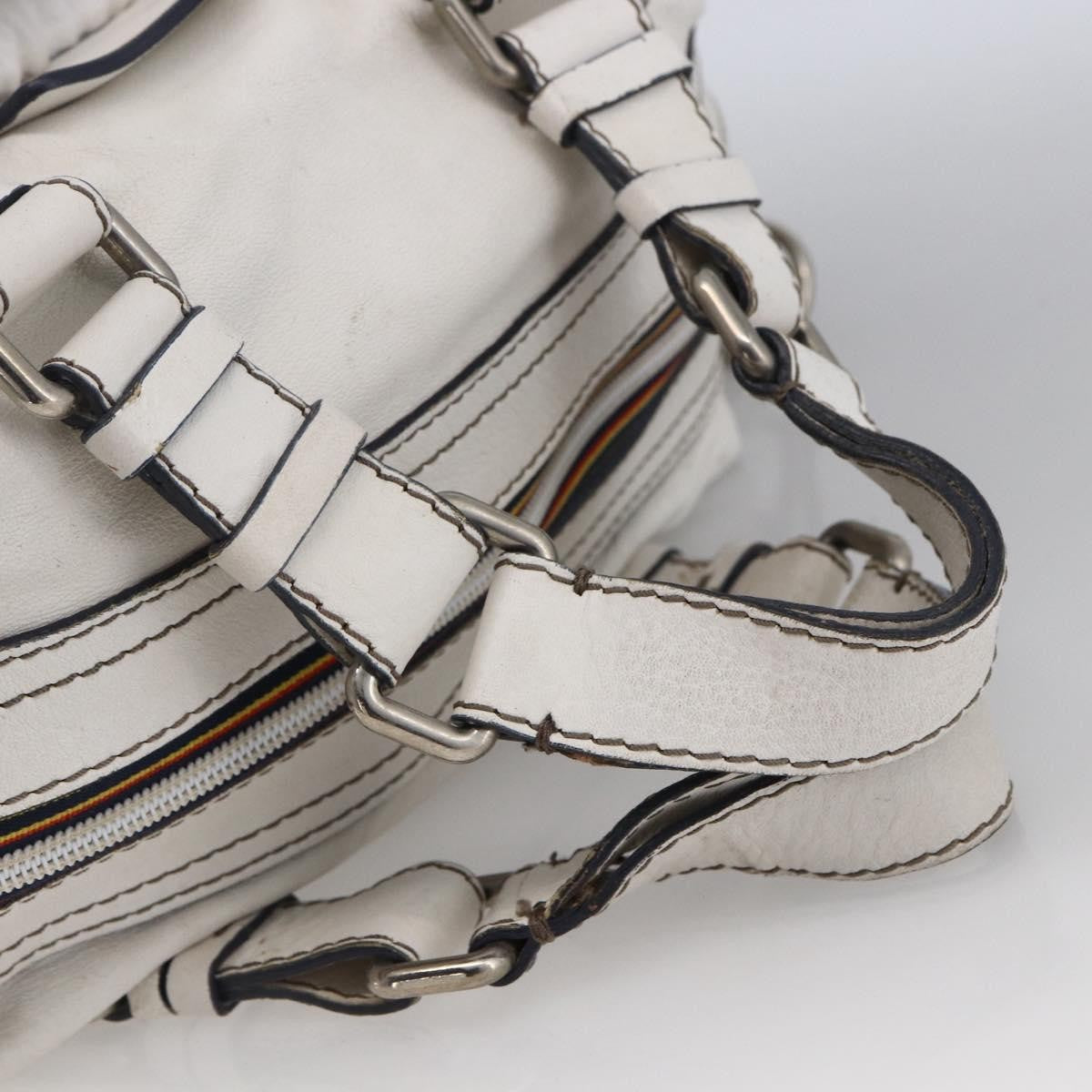 Chloe Handbag Leather, White, Leather, Handbag