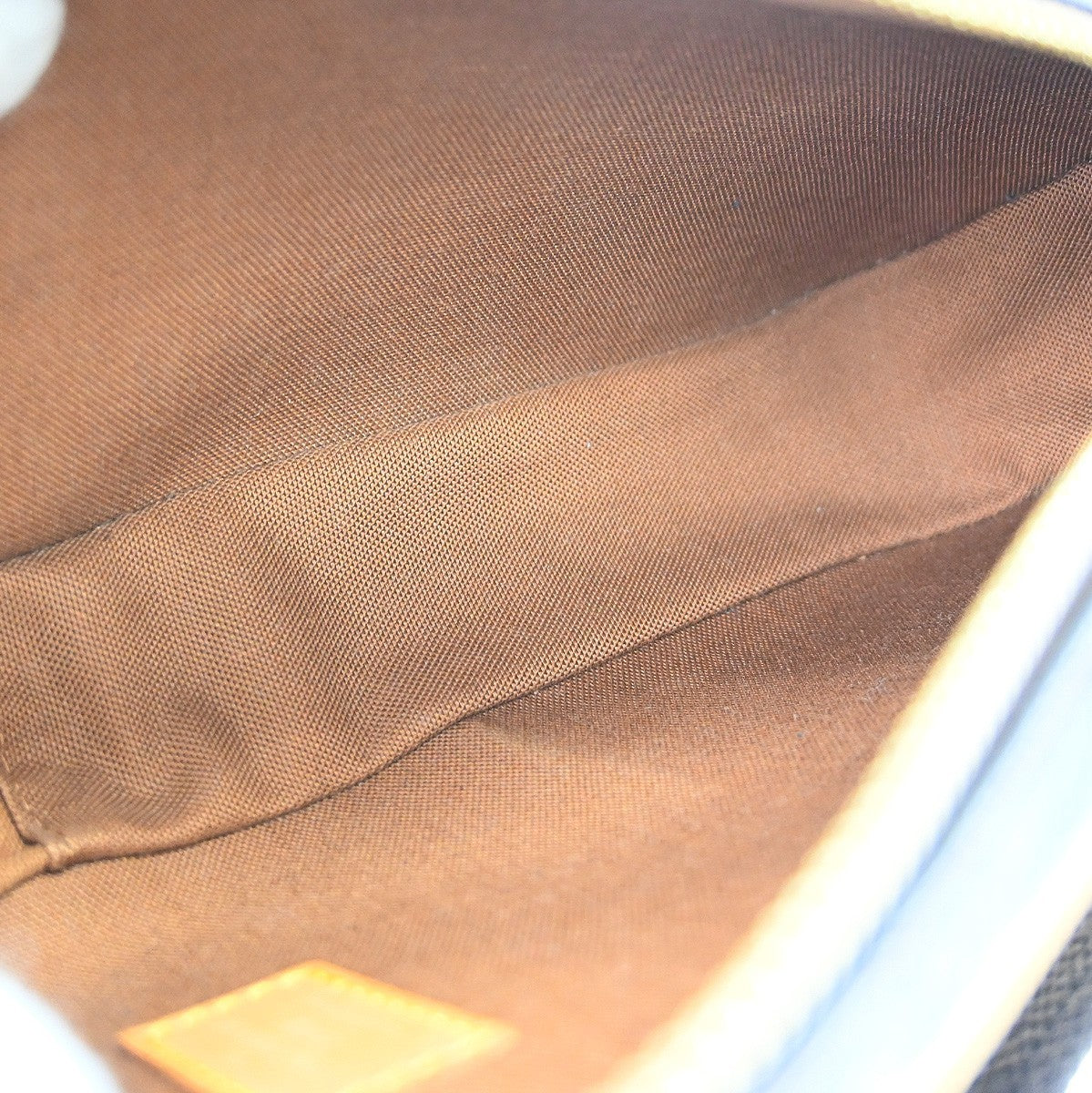 Louis Vuitton Pochette Gange Monogram Canvas, Brown, Canvas, Clutch