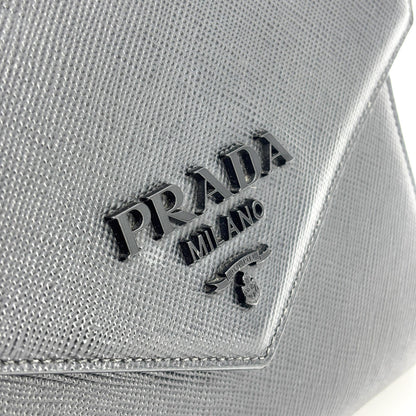 Prada Monochrome Saffiano Leather, Navy, Leather, Tote Bag