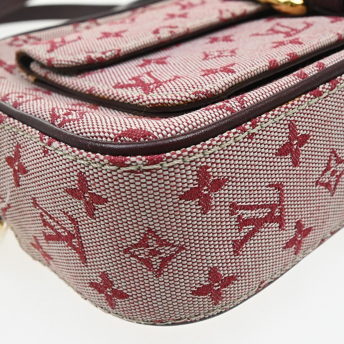 Louis Vuitton Juliette Mini Lin, Red, Canvas, Shoulder Bag