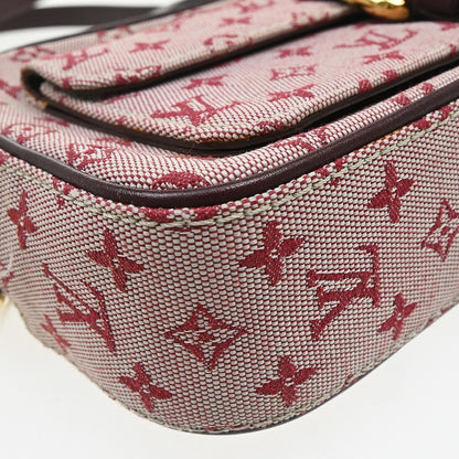 Louis Vuitton Juliette Mini Lin, Red, Canvas, Shoulder Bag