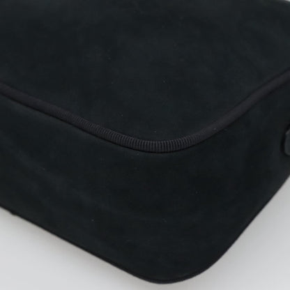 Salvatore Ferragamo Vara Bow camera Suede, Navy, Suede, Shoulder Bag