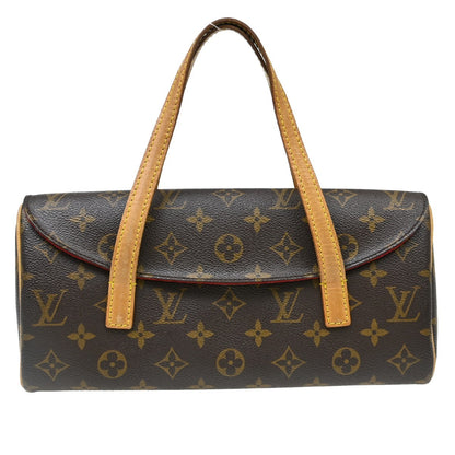 Louis Vuitton Sonatine Monogram Canvas, Brown, Canvas, Handbag