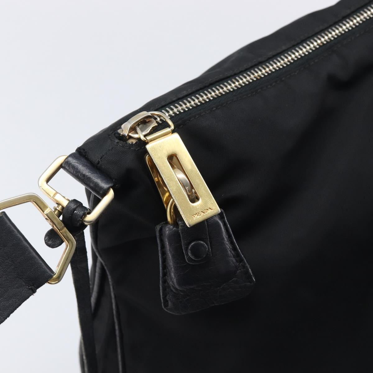 Prada Shoulder Tessuto, Black, Nylon, Shoulder Bag