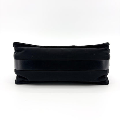 Prada Padded Flap Re-Nylon, Black, Nylon, Shoulder Bag