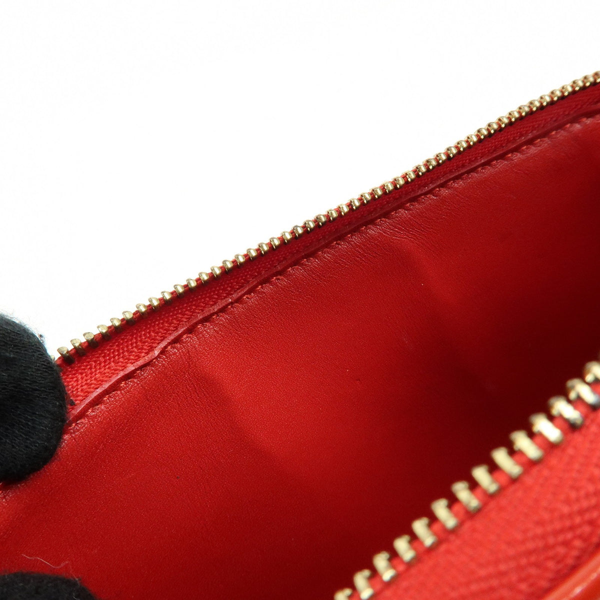 Louis Vuitton Lexington Pochette Monogram Vernis, Red, Patent Leather, Clutch