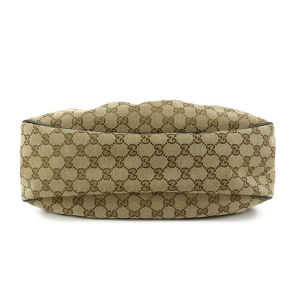 Gucci Sukey Hobo GG Canvas with Leather, Beige, Canvas, Shoulder Bag