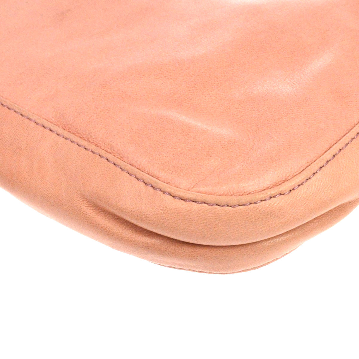 Fendi Baguette Leather, Pink, Leather, Handbag