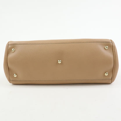Gucci Bamboo Shopper Leather, Beige, Leather, Tote Bag