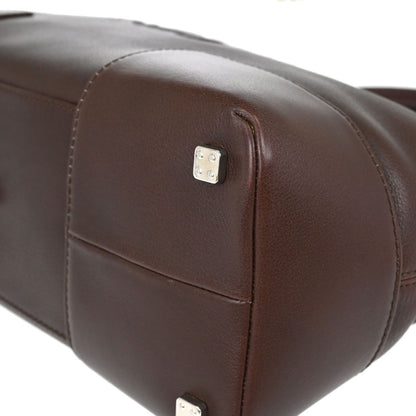Loewe Fusta Leather, Brown, Leather, Handbag