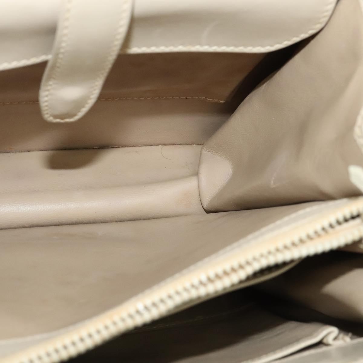 Gucci Vintage Flap Leather, Beige, Leather, Shoulder Bag
