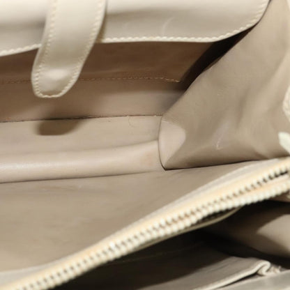 Gucci Vintage Flap Leather, Beige, Leather, Shoulder Bag