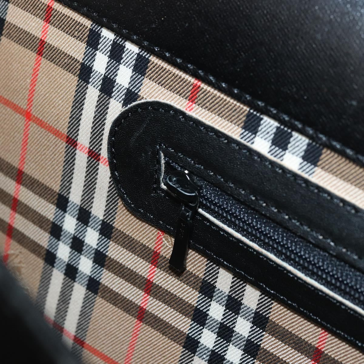 Burberry Vintage Leather, Black, Leather, Briefcase