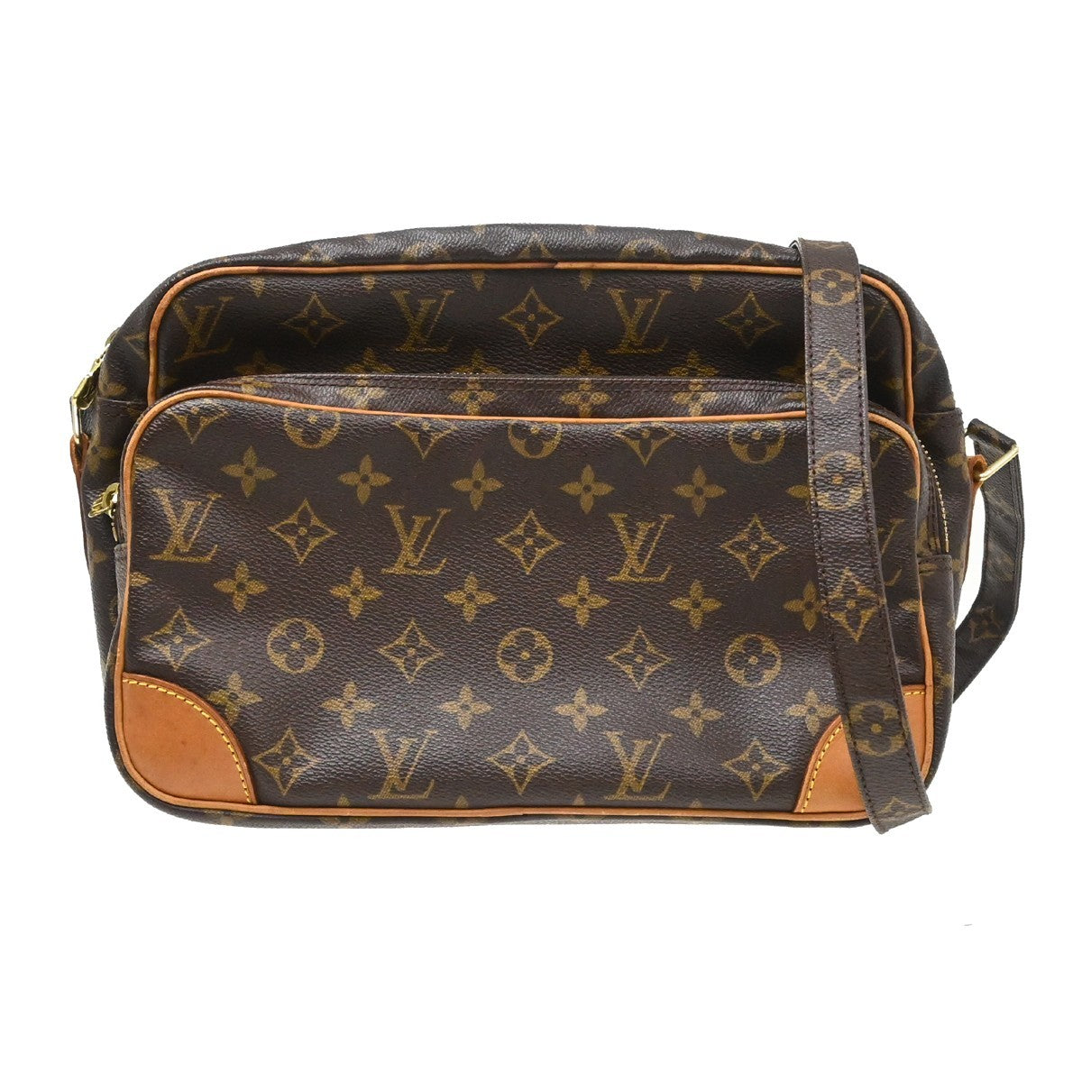 Louis Vuitton Nil Messenger Monogram Canvas, Brown, Canvas, Shoulder Bag