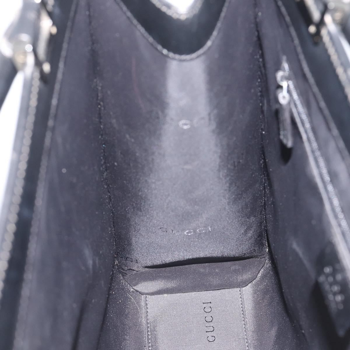 Gucci Jackie Leather, Black, Leather, Tote Bag