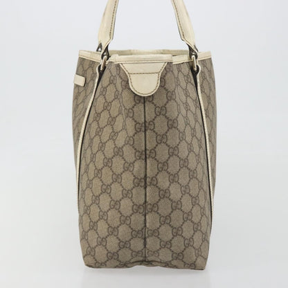 Gucci Joy Tote GG Coated Canvas with Leather, Beige, Canvas, Tote Bag