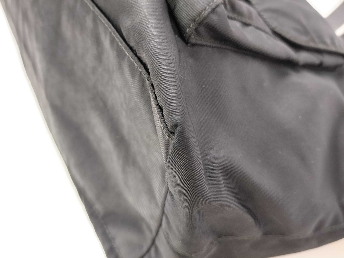Prada Tessuto Pocket Tote Nylon, Black, Nylon, Tote Bag