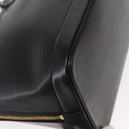 Louis Vuitton Alma Epi Leather, Black, Leather, Handbag